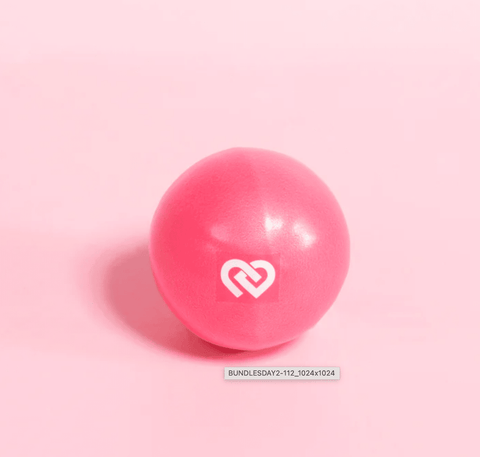 Power Ball Pink Claudia Dean front view with logo