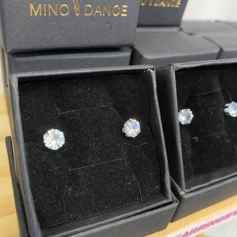 Performance Stud Earrings - Mino Dance make-up Mino Dance Diamond 6mm 