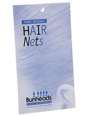 Hair Nets 3 Pack by Bunheads packaging with text