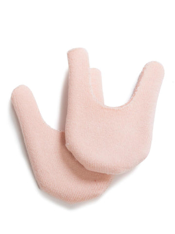 Cozy Toes Bunheads pointe shoe accessories pink top view 