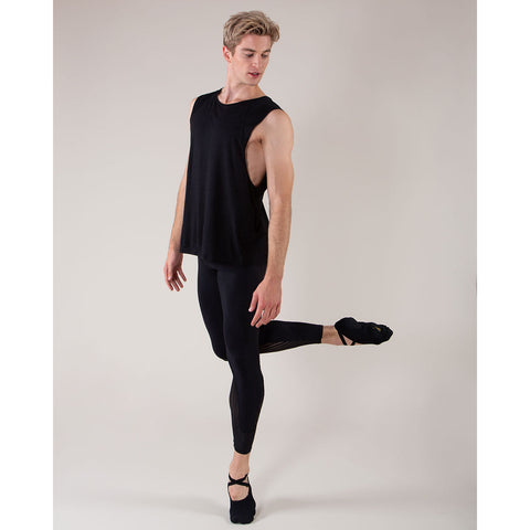 Ballet model wearing Energetiks Alpha Legging Coda Black 