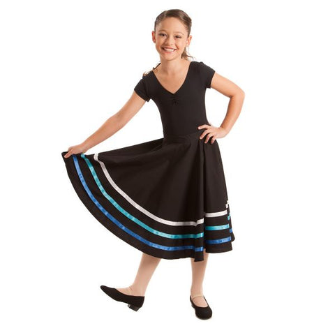 Matilda Ribbon Skirt (Child) bottoms Energetiks Blue Large 