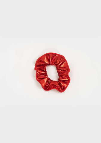 Nylon Metallic Scrunchie