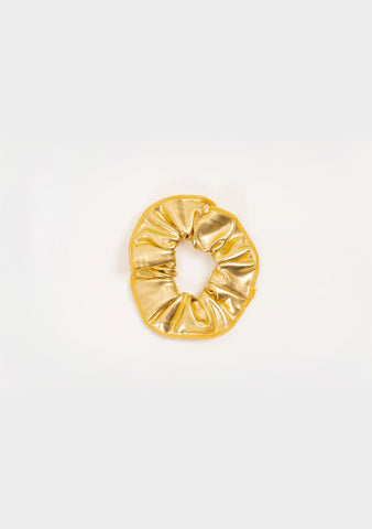 Nylon Metallic Scrunchie