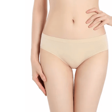 Seamless High Cut Brief (Child) - Mino Dance unders Mino Dance Beige Small/Medium 