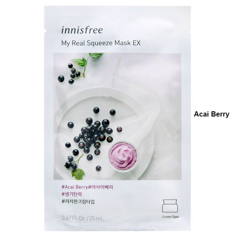 My Real Squeeze Mask EX make-up innisfree Acai Berry 
