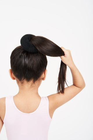 Bun Builder Jr. by  Bunheads Capezio Black model demonstration back 