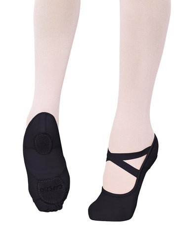 Hanami Canvas Ballet Shoe - Black (Adult) ballet-shoes Capezio Black 3 M