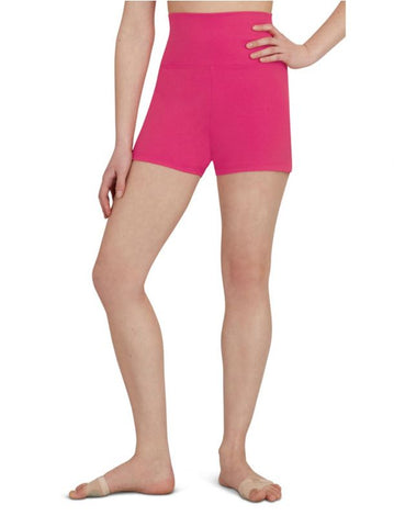 High Waisted Short (Adult) bottoms Capezio Hot Pink X-Small 