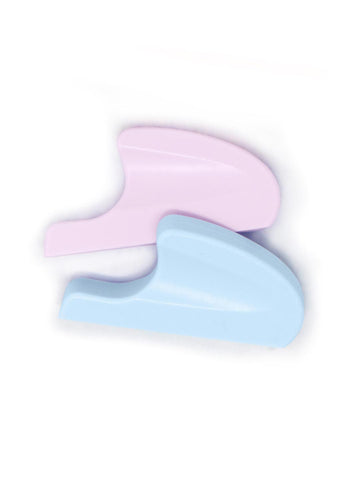Super Spacer Sleek by Bunheads Lavender Blue side view