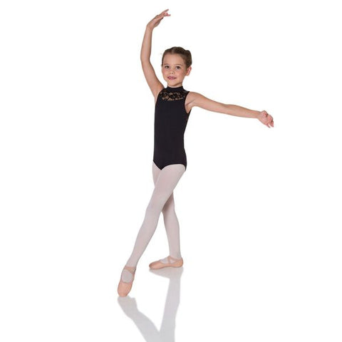 Scarlett Lace Leotard - Lace (Child) leotards Energetiks Black Large 