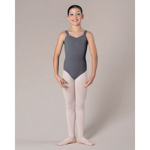 Ballet model wearing Energetiks Annabelle Camisole Slate front view