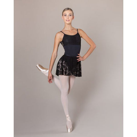 Bella Lace Skirt - Lace (Adult) bottoms Energetiks Black X-Small 