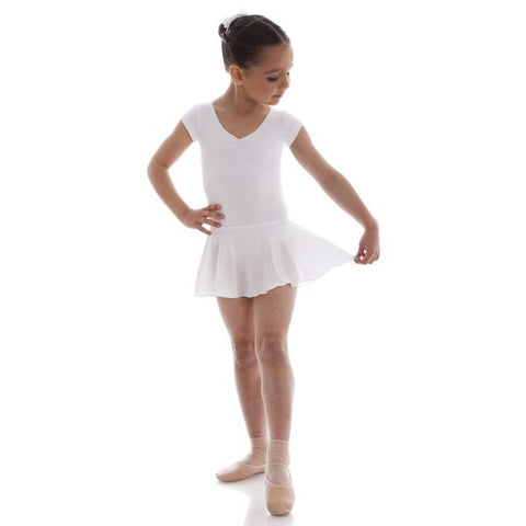 Florence Leotard with Skirt (Child) leotards Energetiks White Small 