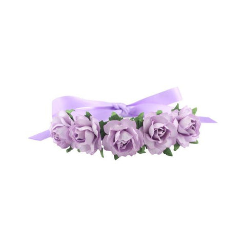 MIMY Hair Blossom hair accessories Lilac Large Front view