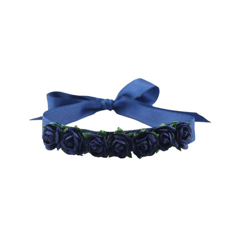 MIMY Hair Blossom hair-accessories Navy Small front view