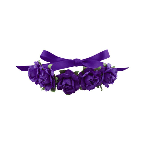 MIMY Hair Blossom hair accessories Purple Large front view