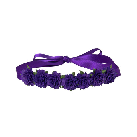 MIMY Hair Blossom hair accessories Purple Small front view