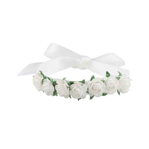 MIMY Hair Blossom hair accessories White Small front view