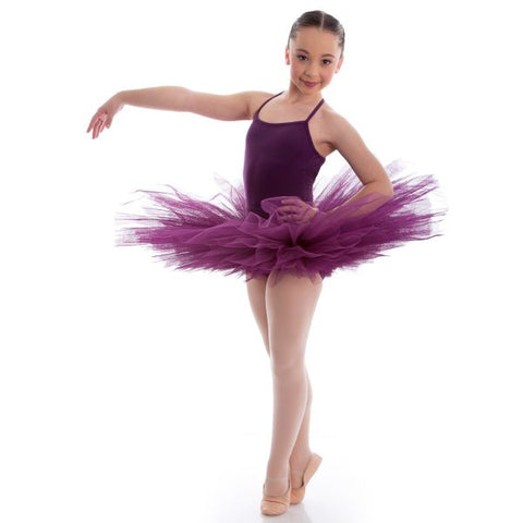 Darcey Half Tutu (Child) bottoms Energetiks Aubergine Large 