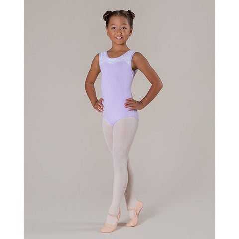 Hannah Lace Leotard - Lace (Child) leotards Energetiks Lilac Small 