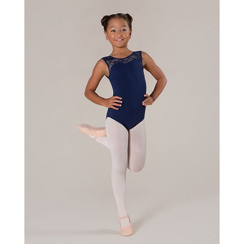 Hannah Lace Leotard - Lace (Child) leotards Energetiks Navy Small 