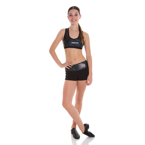 Kylie Short - Shattered Glass (Adult) bottoms Energetiks Black X-Small 