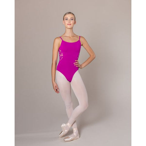 Alice Lace Leotard - Lace (Adult) leotards Energetiks X-Small Magenta 