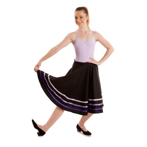 Matilda Ribbon Skirt (Adult) bottoms Energetiks Purple Large 