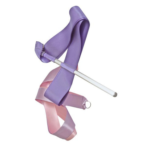 MIMY Ribbon Stick Pastel Purple Pink with clear stick