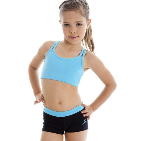 Roxy Crop Top (Child) tops Energetiks Turquoise Large 
