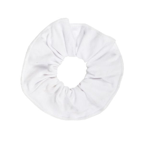 Scrunchie hair-accessories Energetiks White 