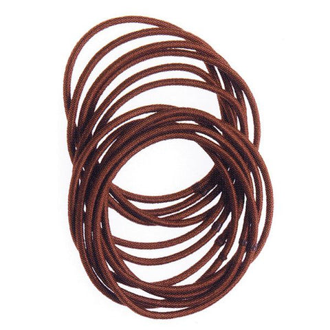 Lady Jayne Thin Snagless Ties hair accessories Brown 