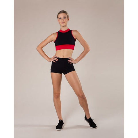 Willow Crop Top (Adult) tops Energetiks Red X-Small 