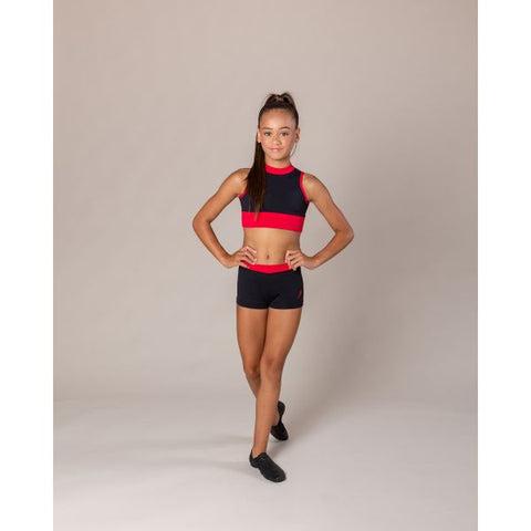 Willow Crop Top (Child) tops Energetiks Red Small 
