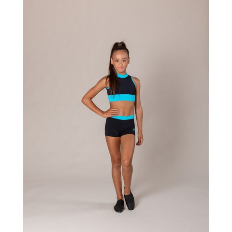 Willow Crop Top (Child) tops Energetiks Turquoise Small 