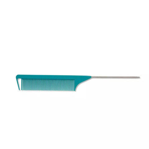 KySienn 22cm Tail Comb hair accessories Teal with silver tail