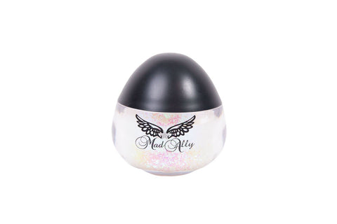 Mad Ally Glitter Paste Crystal White clear bottle black cap