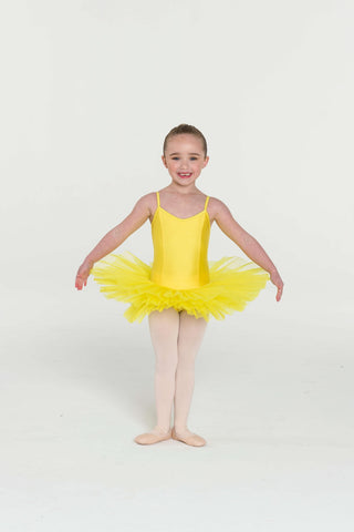 4 Layer Tutu (Child) Costume Studio 7 Dancewear Yellow X-Small 