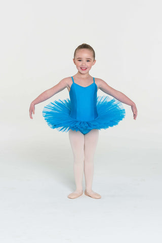 4 Layer Tutu (Child) Costume Studio 7 Dancewear Turquoise X-Small 