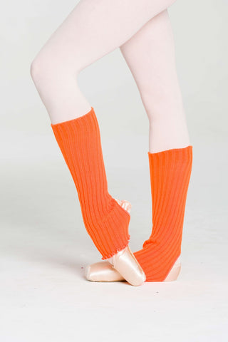 Ankle Warmer - 40cm (Child/Adult) bottoms Studio 7 Dancewear Fluoro Orange 