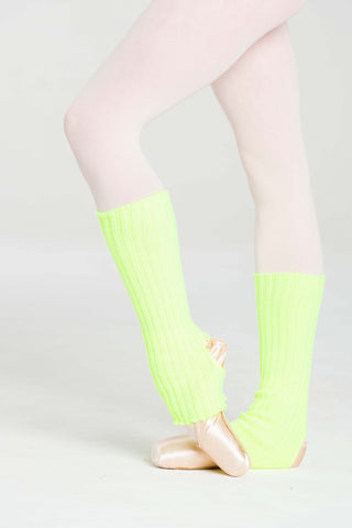Ankle Warmer - 40cm (Child/Adult) bottoms Studio 7 Dancewear Fluoro Yellow 