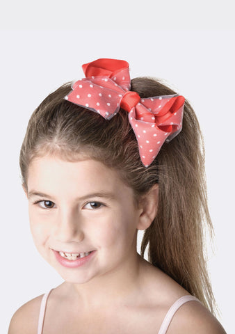 Spotty Bow Clip hair-accessories Studio 7 Dancewear Red 