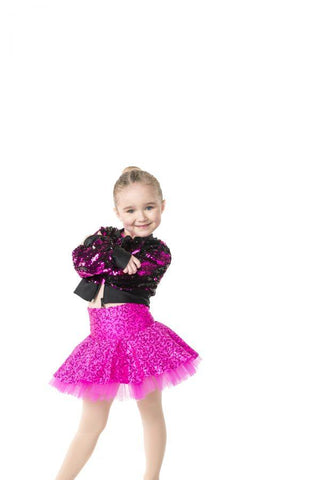 Stage Lights Cropped Jacket (Child) tops Studio 7 Dancewear Pink Small 
