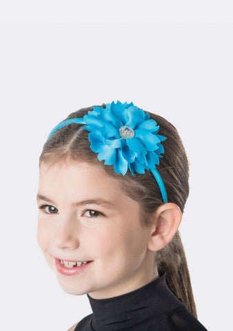 Flower Jewel Headband hair-accessories Studio 7 Dancewear Turquoise 