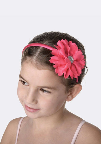 Flower Jewel Headband hair-accessories Studio 7 Dancewear Fuchsia 