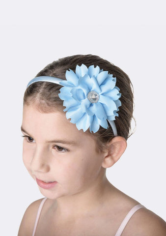 Flower Jewel Headband hair-accessories Studio 7 Dancewear Pale Blue 