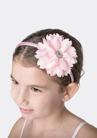Flower Jewel Headband hair-accessories Studio 7 Dancewear Pale Pink 