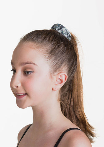 Metallic Scrunchie hair-accessories Studio 7 Dancewear Black 