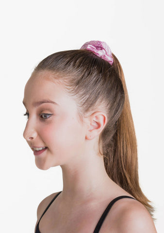 Metallic Scrunchie hair-accessories Studio 7 Dancewear Pink 